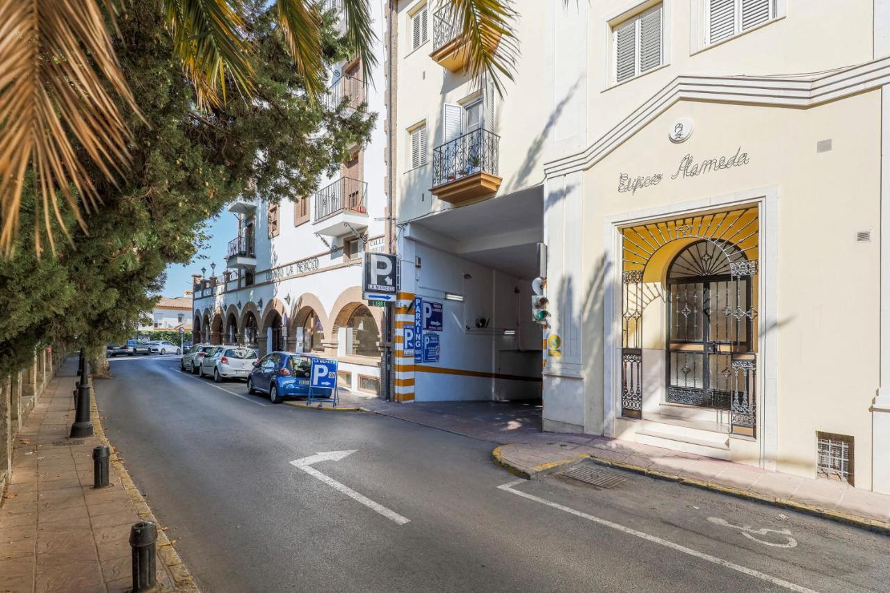 Apartamentos Alameda Del Tajo I Parquing Centro Ronda Exteriör bild